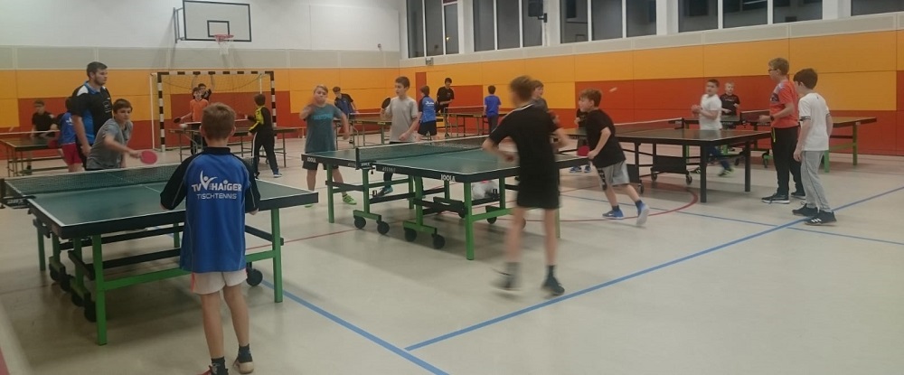 Tischtennis Schülertraining