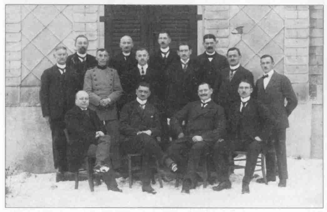 Der Vorstand des Turnvereins 1921